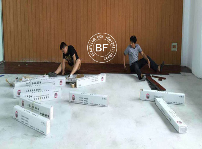 vinyl flooring project